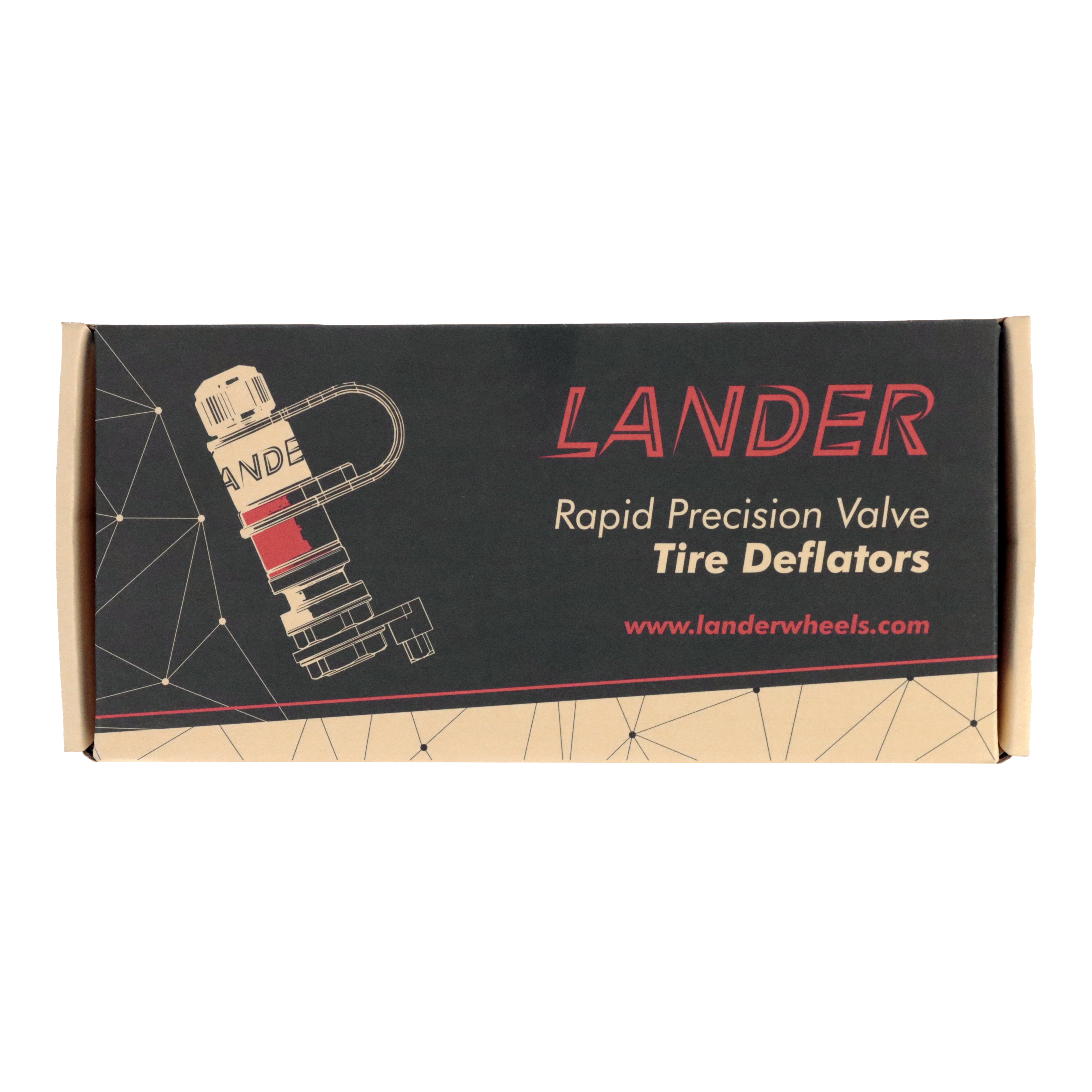 LANDER Tire Air Deflator Valve - Long - 4